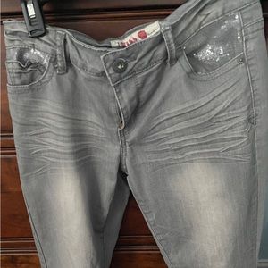 EUC 1st Kiss gray denim jeans